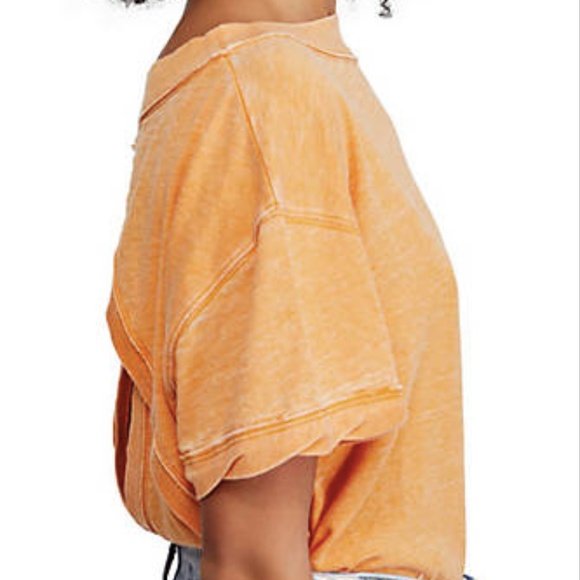 free people | viola tee mango - Picture 4 of 4